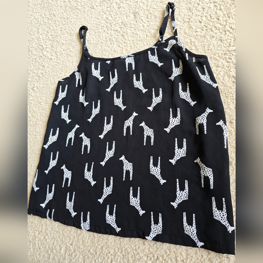 🌈 LA Hearts 🦒 Giraffe Adjustable Spaghetti Strap Cami